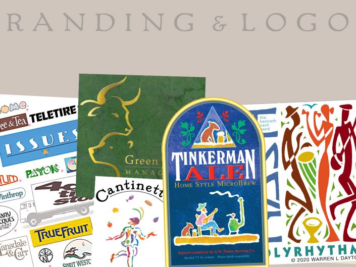 Branding and logos by Warren Dayton - link to sampler